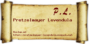 Pretzelmayer Levendula névjegykártya